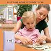 Libro de Contabilidad con Carpeta Desafío de 100 Sobres con 100 Ranuras para Tarjetas Páginas Transparentes Desafío de Ahorro Portátil para Familiares y Amigos