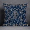 Home Decor Fleur-De-Lis Patterned Decorative Pillow Covers Pattern Cushion Cover Suitable For Sofa Bedroom Car Pillow Cover