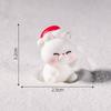 Cute Micro-landscape Christmas Puppy Pig Playing with SnowSmall Animal Decorative Accessories Desktop Mini Ornaments