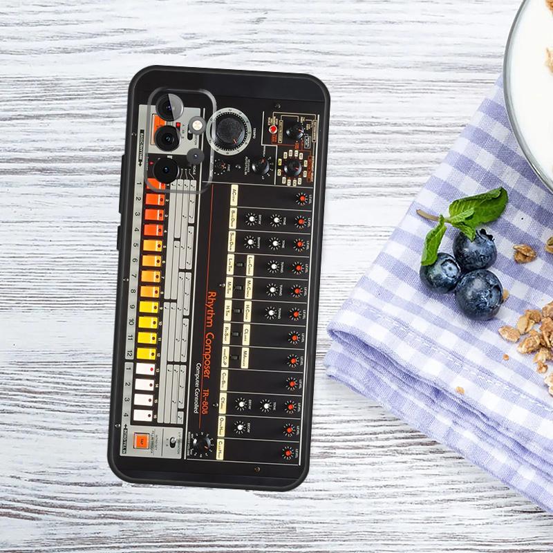 Vintage Synth Synthesizer Case For Samsung Galaxy A54 A34 A14 A13 A33 A53 A12 A32 A52 A71 A51 A15 A25 A55 A35 Cover