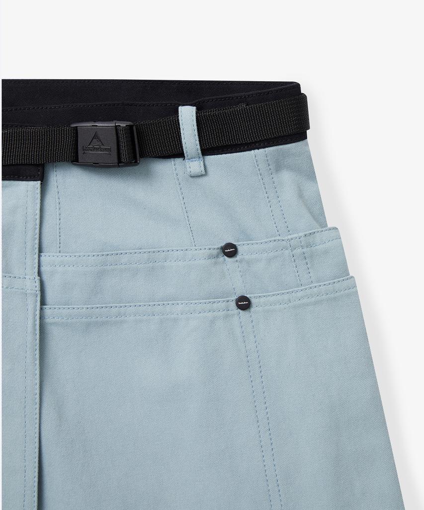 Holluba Trail Split Short Skirt Sky Blue