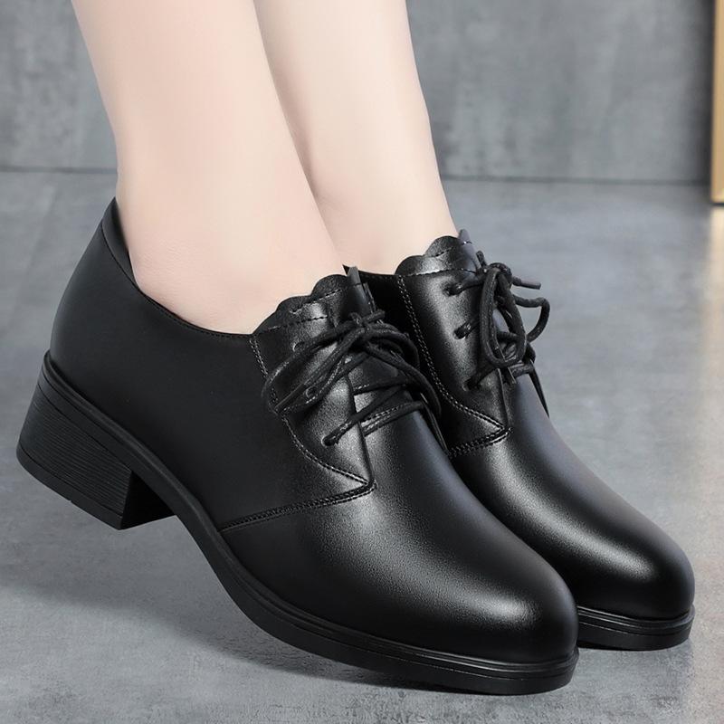 

Весенне-осенняя мода, новые сексуальные туфли-лодочки с круглым носком, женские туфли-лодочки с толстым каблуком, однотонные ремешки, повседневные, элегантные и удобные 35(Foot22.5cm)