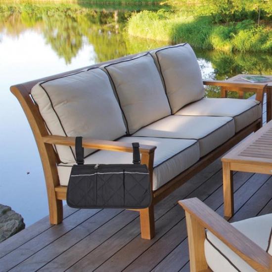 Polyester and Cotton Armrest Storage Bag for Camping Chairs and Wheelchairs