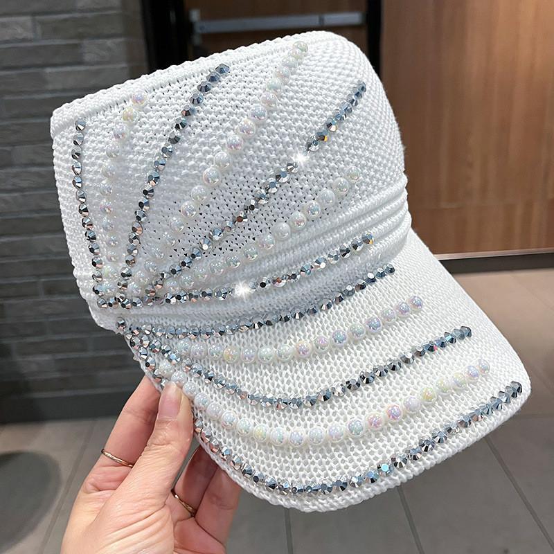 

Cotton Sun Hat For Women With Embellishments And Sun Protection For Summer Outdoor Activities