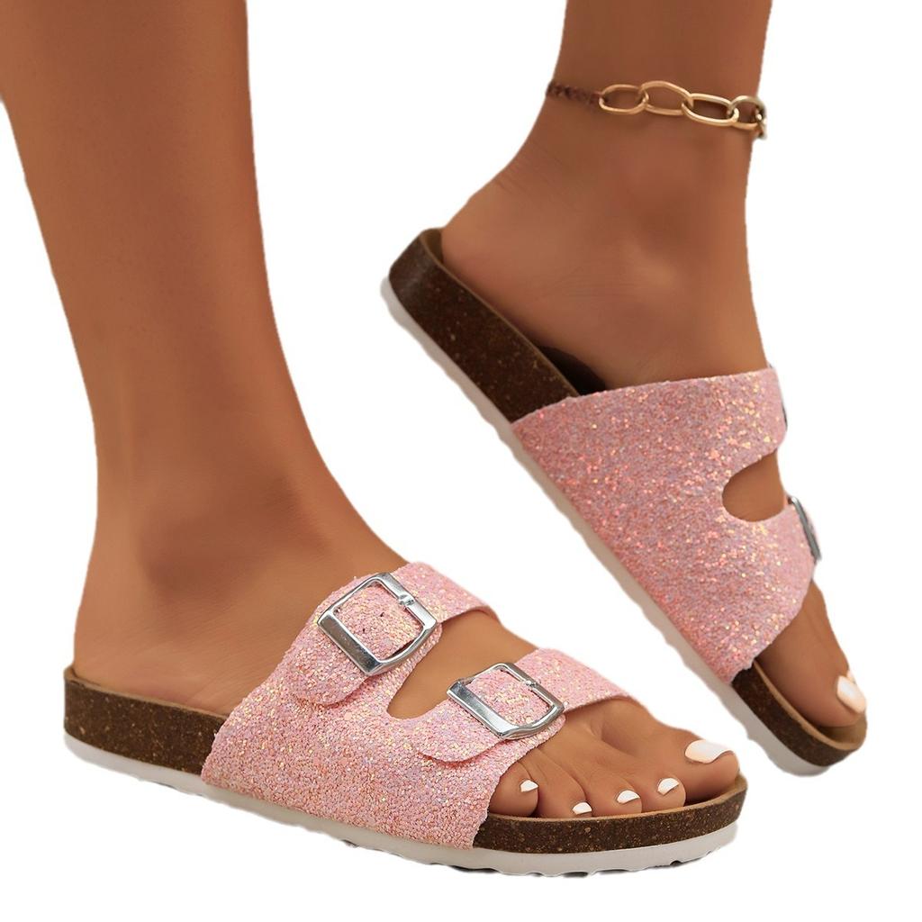 Plus Size 35-44 Shoes for Women Summer Fashion Platform Sandals Comfortable Slip on Slippers Women Sandalias De Mujer