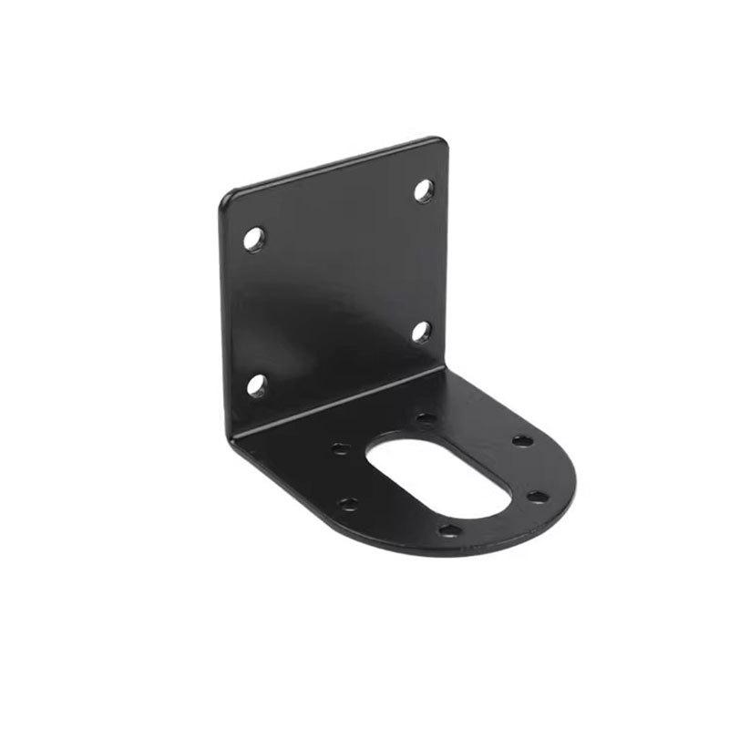 Geared Motor Mount 25/37mm, GM25-370/520/555, Iron/Aluminum Spray-Painted Bracket