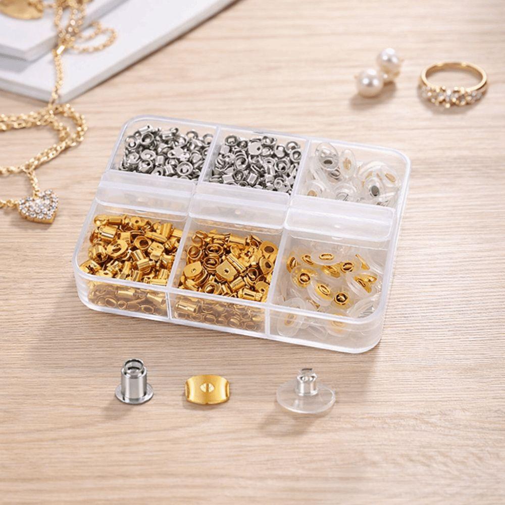 Soft Silicone Earring Back Stoppers Rubber Material Ear Blockage Set  Earring Back Accessories