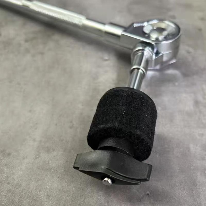 Metal Cymbal Ratchet Clamp Expand Arm Replacement Adjustable Cymbal Holder Long Cymbal Boom Clamp for Drum Set
