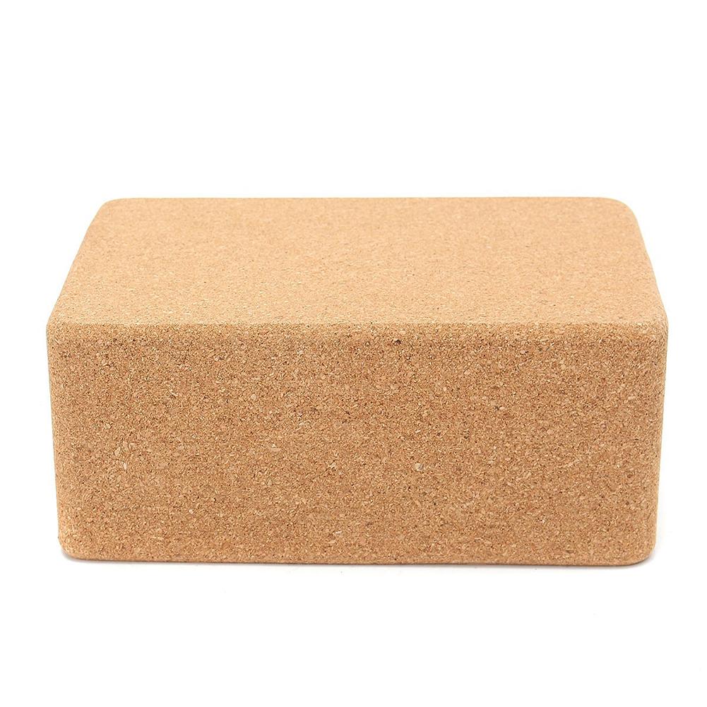 Cork Yoga Block Non-toxic Sweep-absorbing Fitness Cork Yoga Block As shown #1