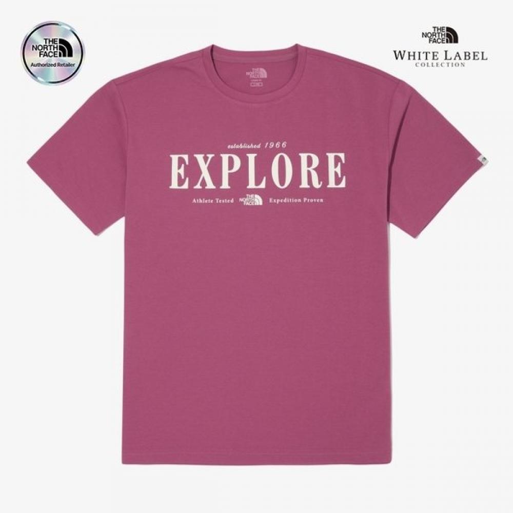 The North Face Explore Short Sleeve Round Tee White Nt7uq06n 85