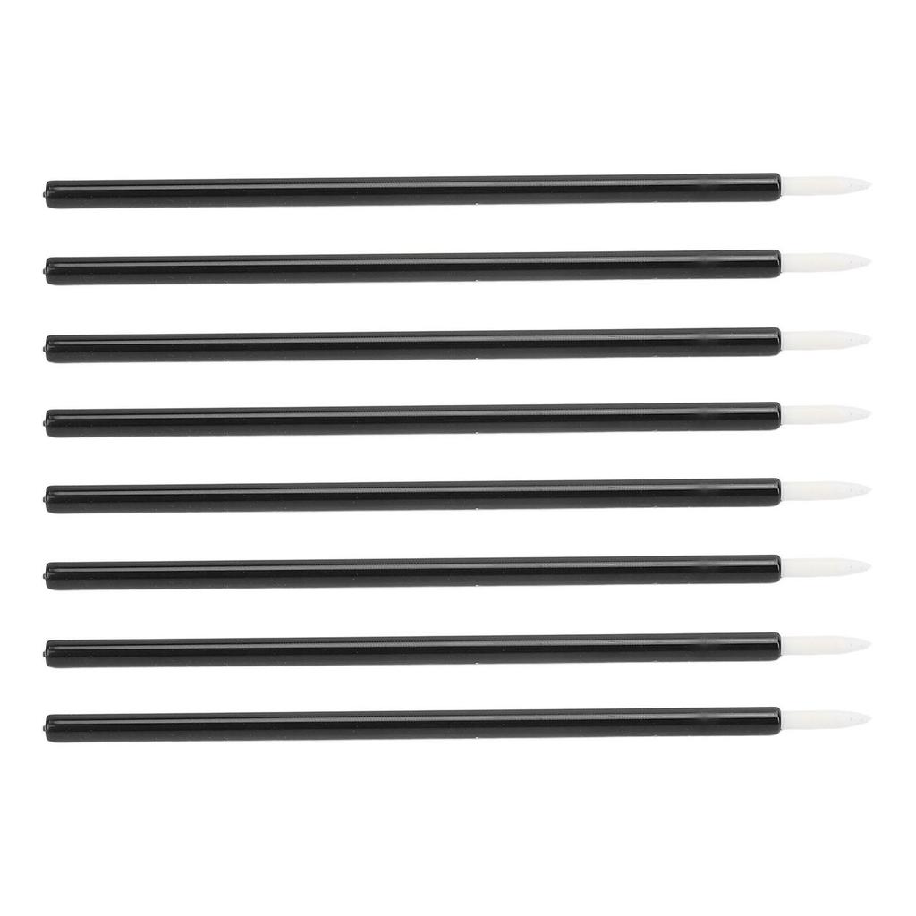 100PCS Black Eyeliner Brushes Applicator Cosmetic Eye Wands for Eyeliners Lip Liners Makeup Tool wit