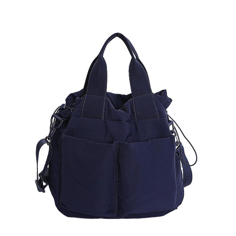Casual Shoulder Bag Female Student Class Handbag Nylon Bag Tote Bag Large Capacity Commuter Shoulder Messenger Bag