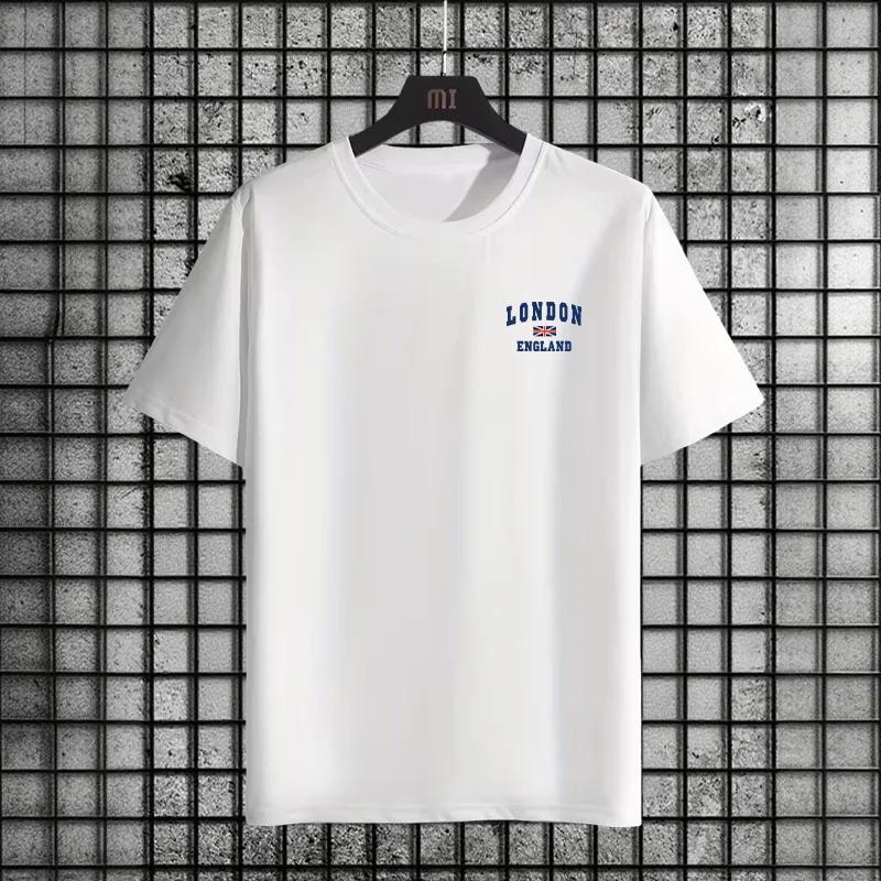 2025 New Arrival Mens Tshirt High Quality Oneck Short Sleeve Top Summer Spring Male Daily Casual Fashion Comfort Cotton Tees