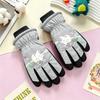 Kids' Winter Ski Gloves: Waterproof, Windproof, Thick Fleece-Lined for Boys & Girls Snow Play, Cycling, and Outdoor Activities