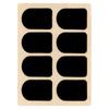 4 Sheet Clarinet Mouthpiece Cushion Soprano Saxophone Mouthpiece Patches Pads with Strong Adhesive Easy to Use