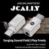 JCALLY JA56 ALC5686 Type-c To 3.5mm HiFi Audio Adaptar DAC Phone Adaptar For iPhone 15 Android 384kHz/32bit Mini Decoding Amp