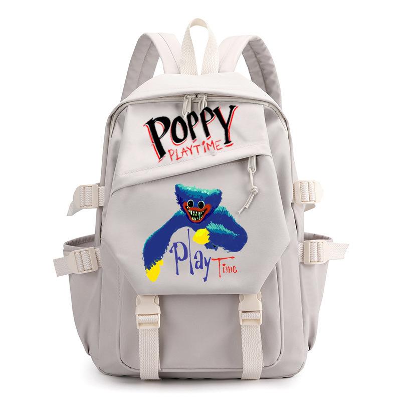 Poppy Waterproof Women's Backpack Girl Schoolbag Large Capacity Travel Leisure Shoulder Bag