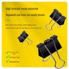 Deli Black Long Tail Binder Clips