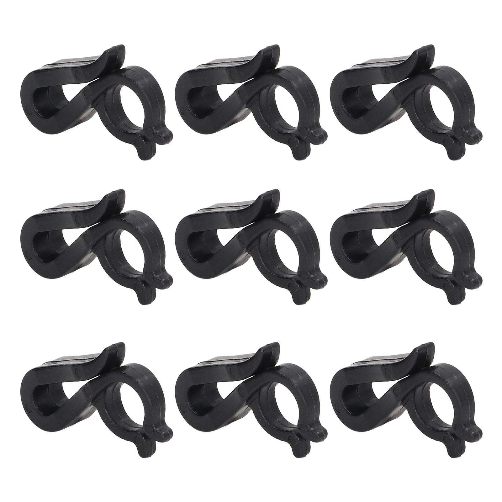 

120 шт. рождественские гирлянды клипсы многоразовые водонепроницаемые пластиковые наружные подвесные рождественские гирлянды клипсы чёрный