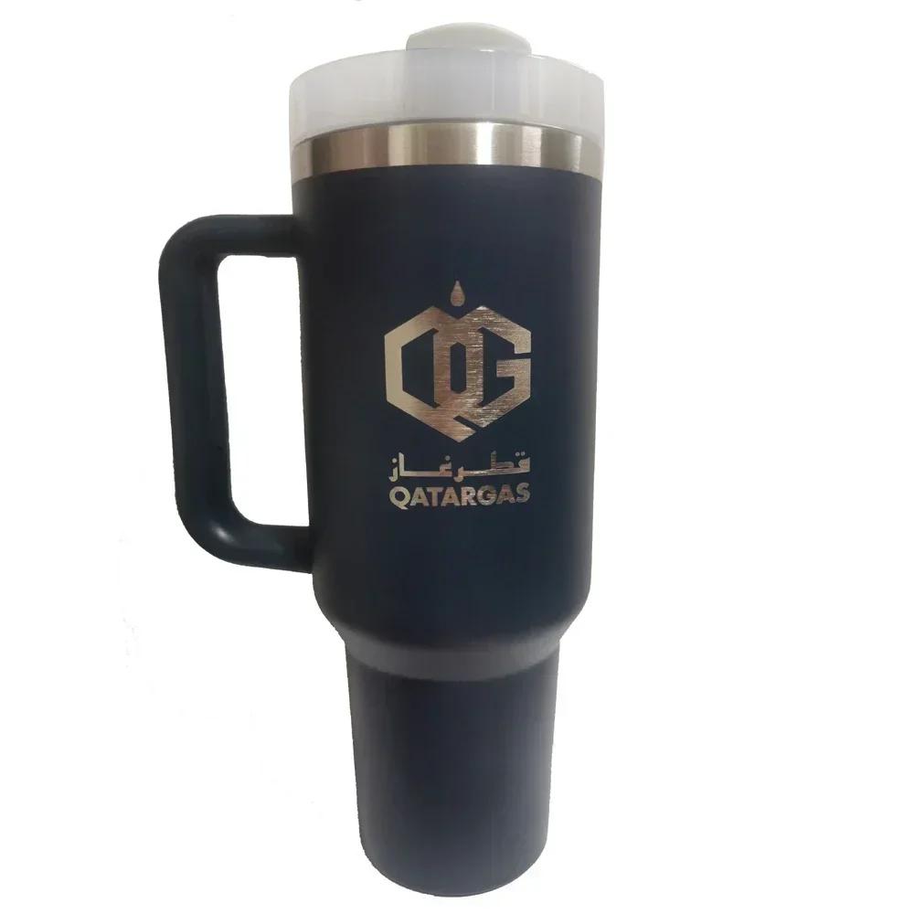 40 Oz Tumbler with Handle Lid Straw 40oz Stainless Steel Water Bottle Vacuum Thermos Cup Travel Thermal Coffee Mug for Stanleys