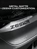 For ZEEKR 001/X/007 Car Emblem Sticker Metallic Satin Blackened Black To Replace Car Logo Black Warrior Tail Emblem Accessories