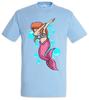 Mermaid Dab T-Shirt Mens Womens Tees Top Mermaids Fun Music Rainbow Dance Club DJ MC Jane Clubbing