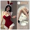 Sexy Lingerie Pure Desire Christmas Uniform Seduction Sexy Red Open Girl Suit Dress Passion Seduction