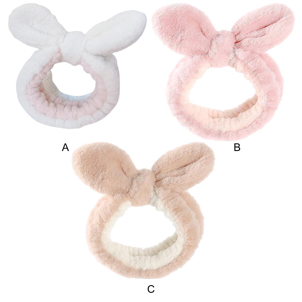 Cute Animal Ears Makeup Hair Band Wide Applications Comfortable To Wear Skin Care Hair Band Headband