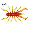 Floating Artificial Lure 8Pcs 6cm/2.8g Bionic Insect Soft Bait, Slow Sinking Lure, PVC Fishing Baits Swim Bait for Freshwater Saltwater Trout Crappie
