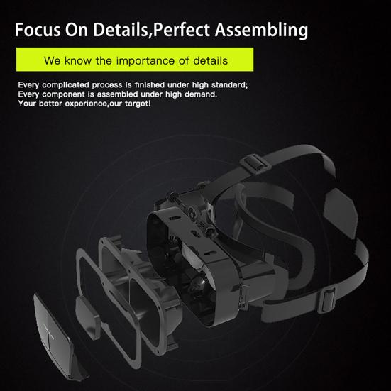 G10 VR Glasses Powerful Giant Screen Immersive Panorama Roaming Virtual Reality Goggles for Mobile Phone