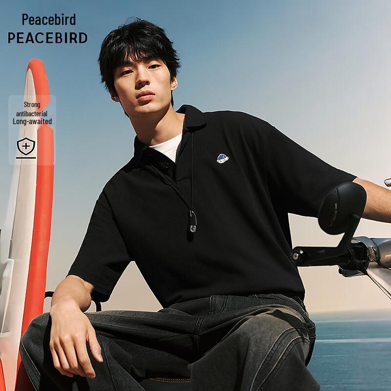 

Peacebird Men s Skateboard Dog Polo Shirt XL