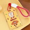 Cute Plastic Card Holder Kawaii Cartoon ID Holders with Lanyard Card Cover Case for Students