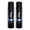 Intense Black No Gas Deodorant For Men 150ml Pack Of 2 | Long Lasting Bold Scent Body Spray For Daily Fresh Confidence
