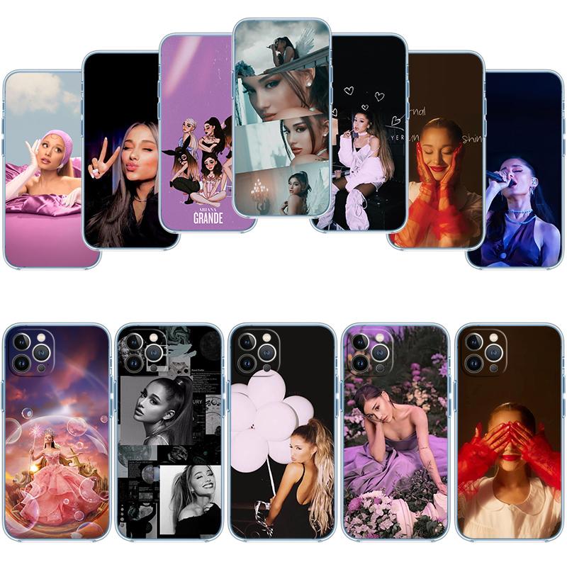 A-Ariana G-Grande Transparent Phone Case for Motorola Moto Edge Plus G200 G23 E13 E15 E20 E30 G62 G71 G72 G75 G24 G15 Power