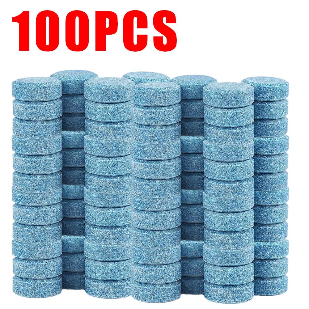 Car Glass Water Cleaner Effervescent Tablet Auto Window Solid Cleaning Automobile Car Glass Wiper Washing Tablets Car Accessory