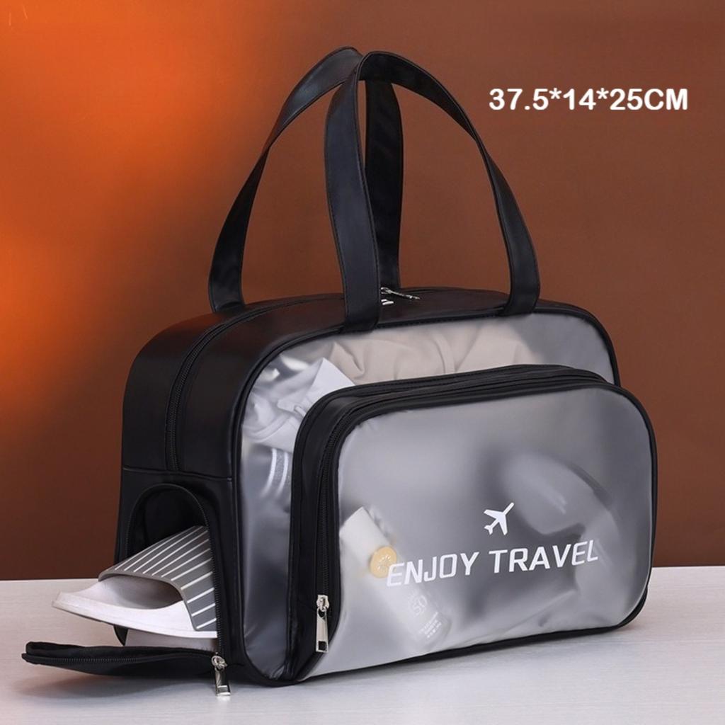 Dry Wet Separation Double-layer Shoe Compartment Waterproof Swimming Storage Bag Fitness Sports Large Capacity Storage Bag