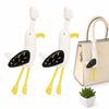 PU Leather Seagull Bag Pendant Simple Backpack Charm Creative Seagull Keychain  Bag Key Decoration