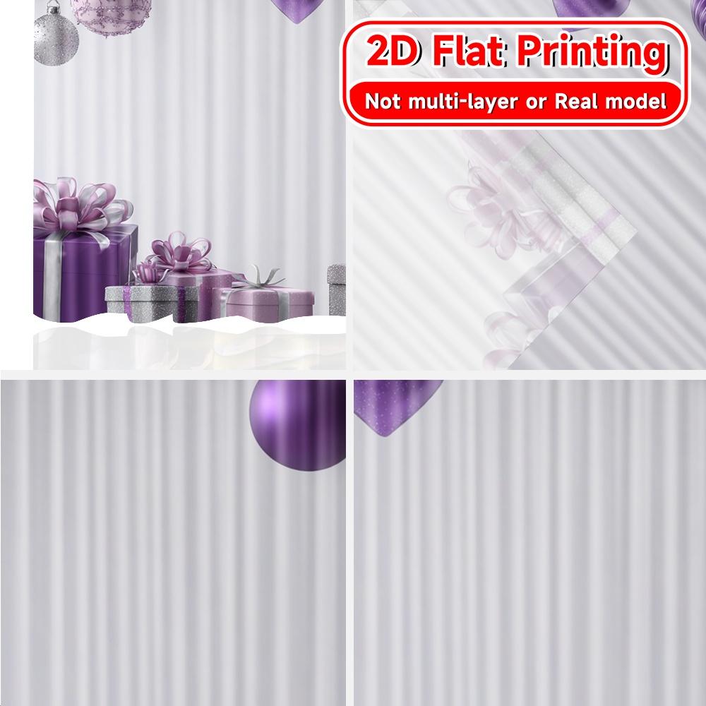 2D Flat Printing,2pcs Lavender Ornaments Popular Curtain Yarn Curtains Gifts Perfect for Bedroom & Living Room Decor