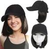 Wig Hat Combo Women Short Bob Baseball Cap Fashion