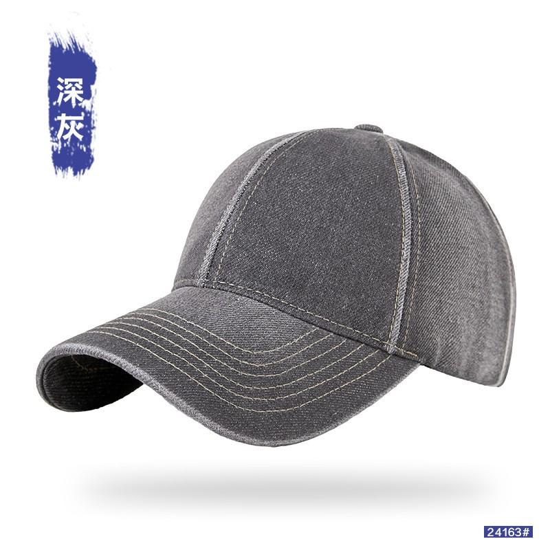 Unisex Vintage Washed Denim Baseball Cap Soft Crown Adjustable Sun Hat Outdoor Wear
