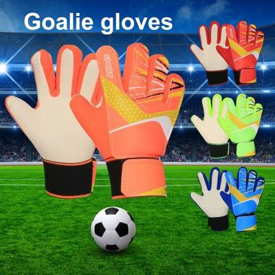 1 Paar Torwarthandschuhe, stoßfeste, rutschfeste Textur, Fußball-Trainingshandschuhe, Torwarthandschuhe
