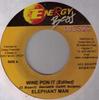 7inch Record ELEPHANT MAN  Wine Pon It NONE ENERGY BEAT MUS 2005 Jamaica Reggae Ska  Dub Used