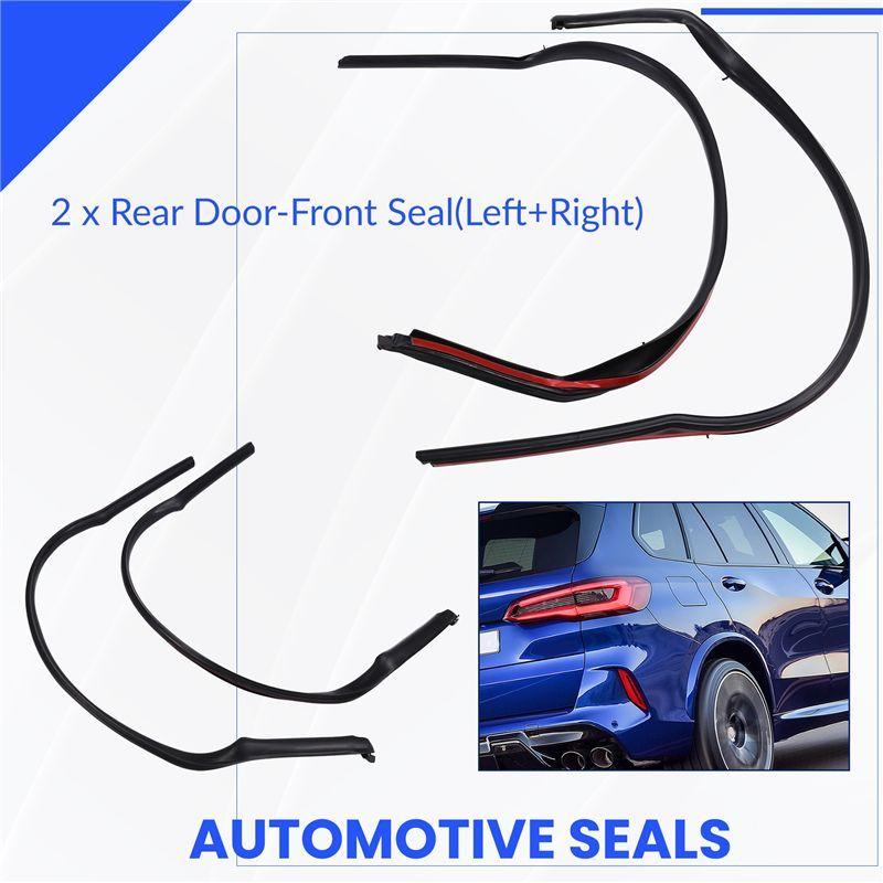 Lasting For BMW X5 X5M F15 2014-2018 Car Rear Door-Front Seal Left & Right 51767318509 51767318510