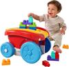 Mega Bloks First Builders Push and Pull Wagon JFR30