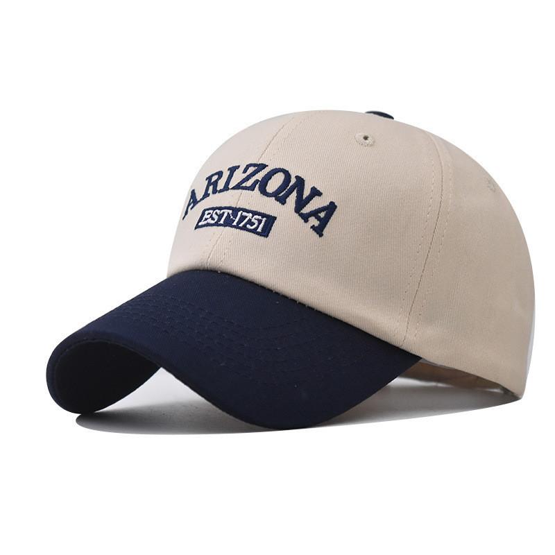 Hat Arizona Letter Cotton Embroidered Baseball Hat Sun Cap Shaded