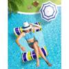 Foldable Double Color Inflatable Floating Raft For Water Fun In Outdoor Swimming Pool Eco-friendly Pvc Material 115*66cm