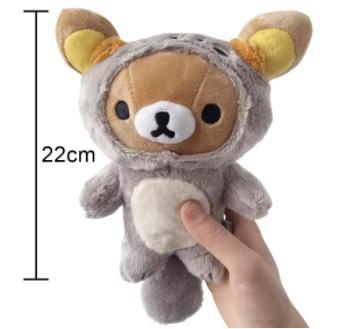 

Embrace The Leg san-x Rilakkuma Cartoon Plush Doll Soft Bear Toys Kawaii Room Decor Bear Plushies Cute Couple Bear Xmas Gifts
