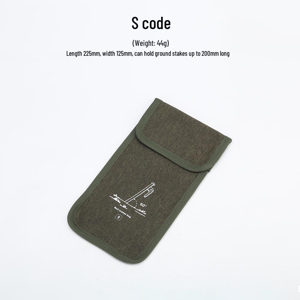 

Уличные ветрозащитные утолщенные колышки для палатки с сумкой для хранения - Большие железные грунтовые вставки для кемпинга