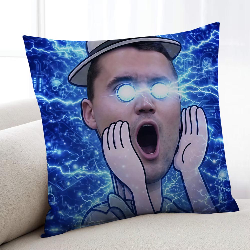 Funny CCharlie Kirk Meme cushion cover Home Bedding Sofa living Room pillowcase Simple Soft Skin Cushion Cover Party Gift