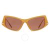 Brown Irregular Ladies Sunglasses Be4408 409473 52